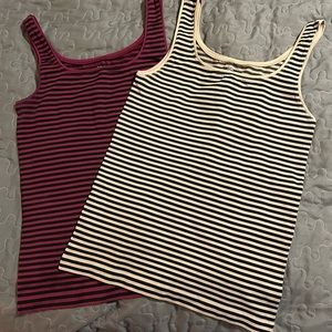 ⭐️ Soma MED. striped ladies tank tops - set of 2